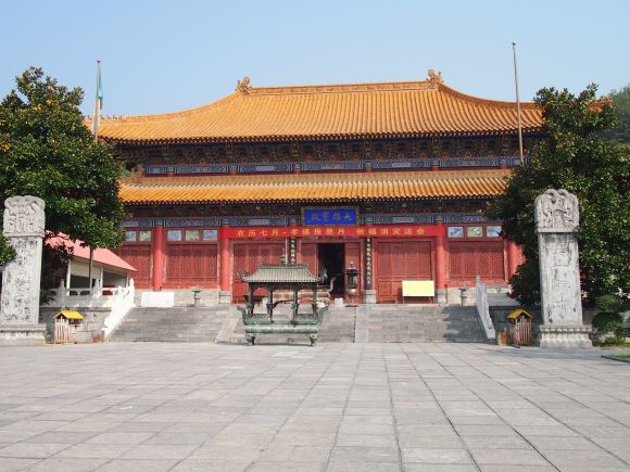 The main hall of the temple